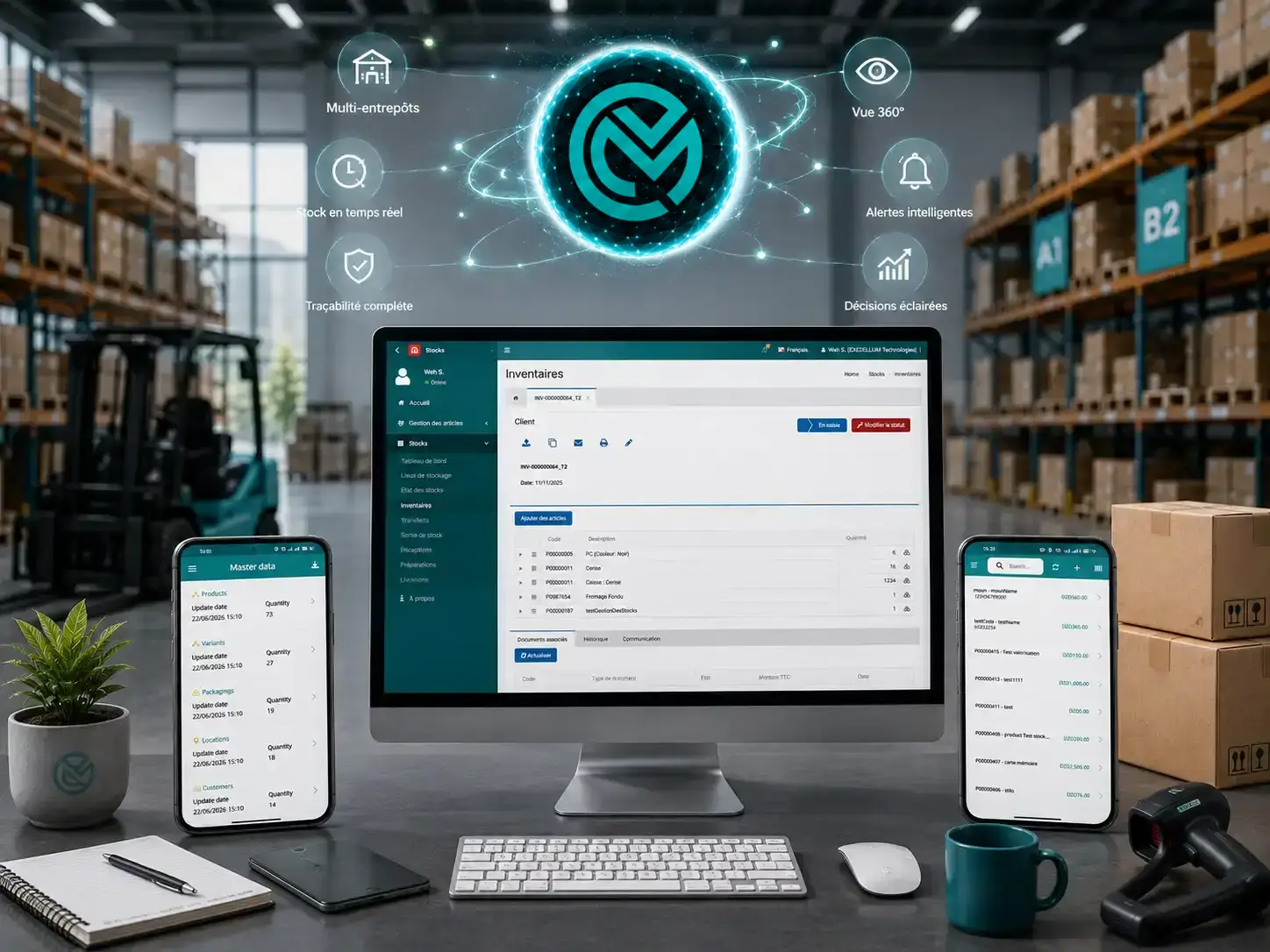 Interface ERP eMagnetar – module Stocks
