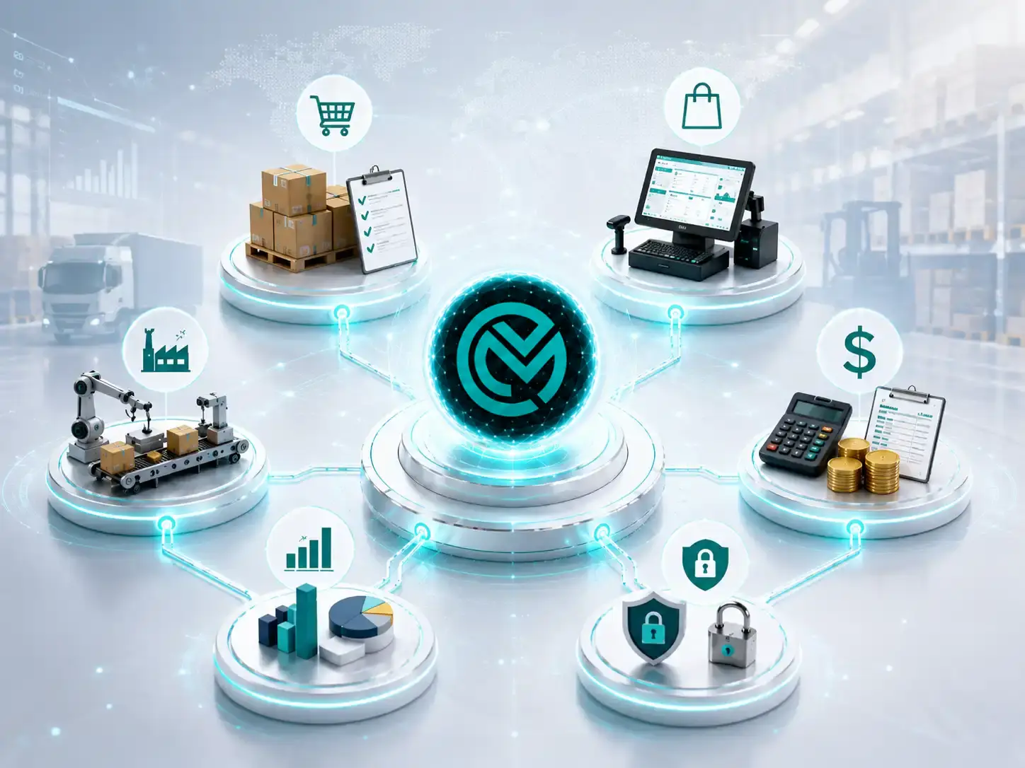 Illustration des intégrations Stocks