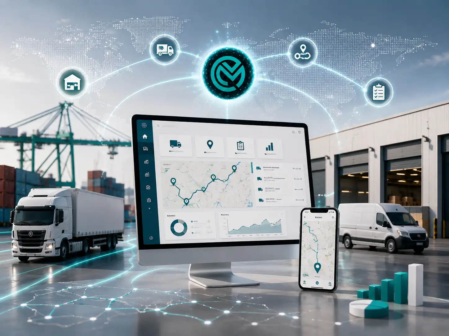 Interface ERP eMagnetar – module TMS avec gestion des transports et livraisons